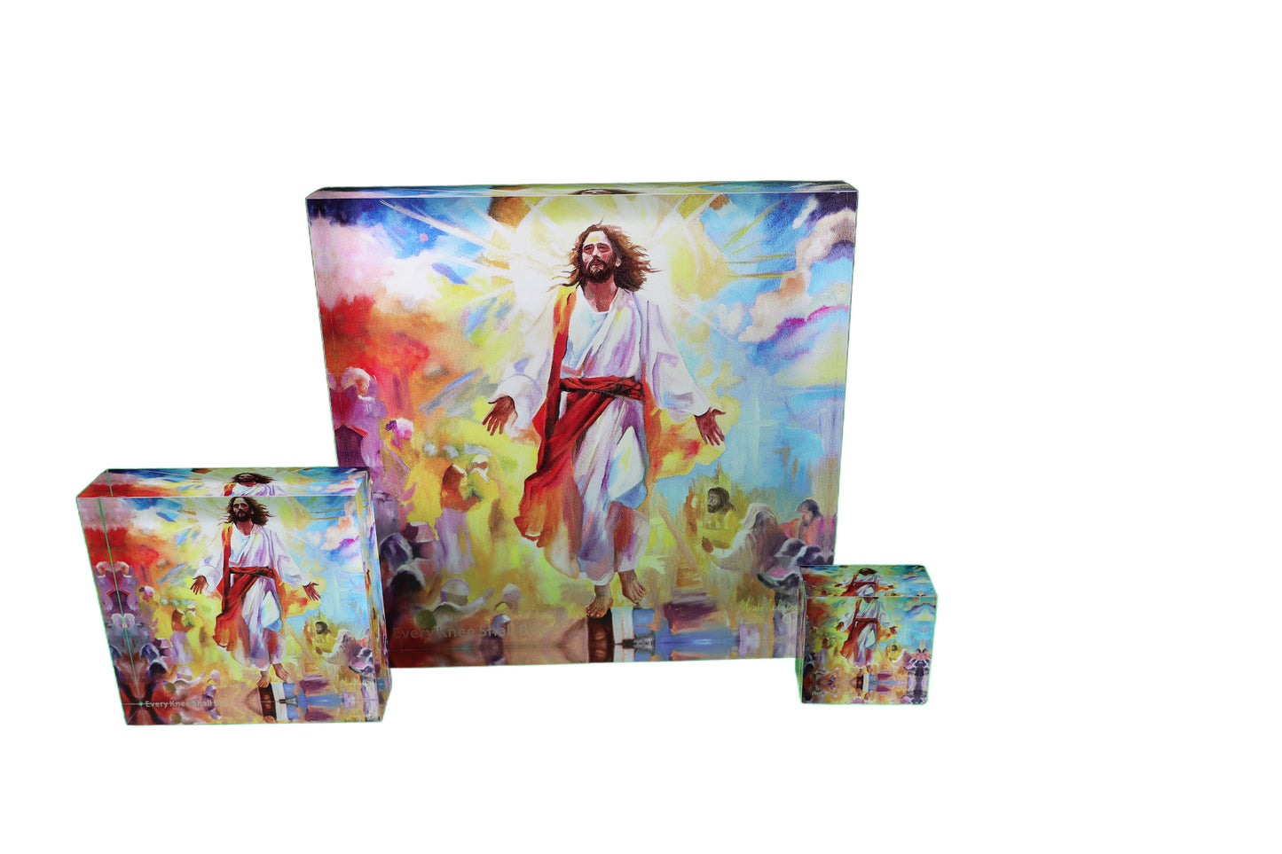 Every Knee Shall Bow, Acrylic Blocks