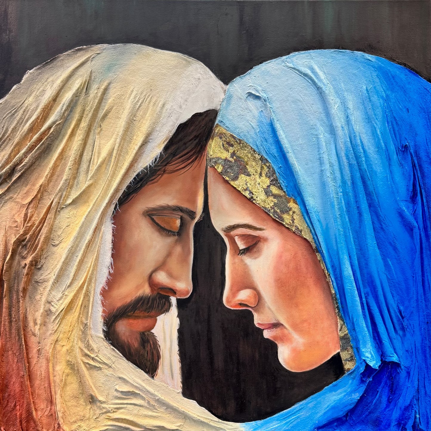 Serenity in a Sacred Gaze