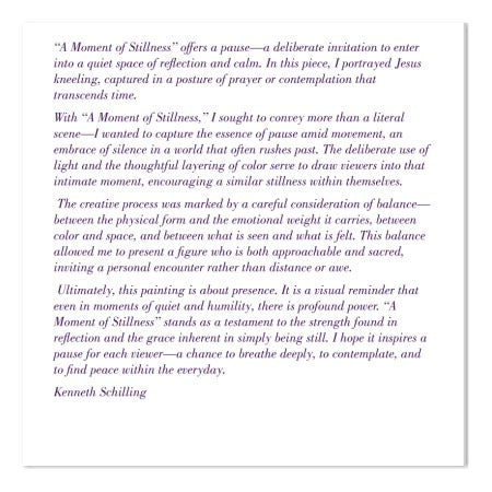 A Moment of Stillness, Greeting Card