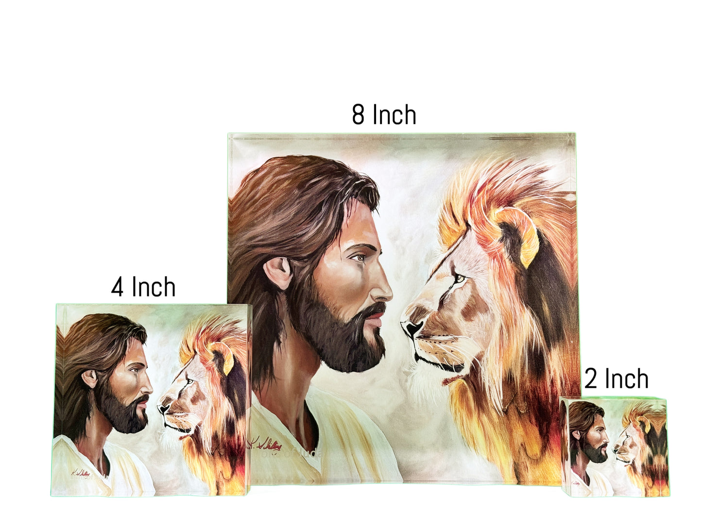 Lions of Judah, Acrylic Blocks