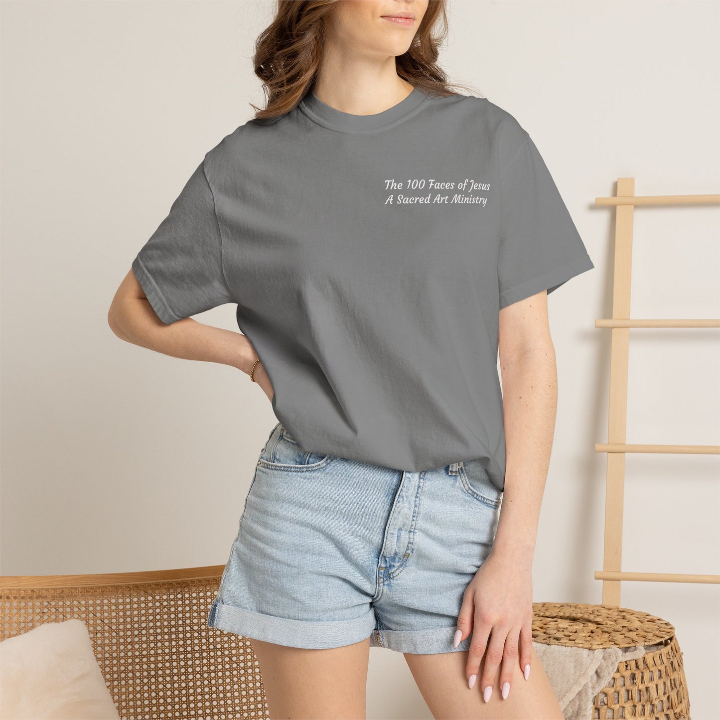 Lamb of God/Who Took Away The Sins of the World T-Shirt — "The 100 Faces of Jesus A Sacred Ode: Healing"