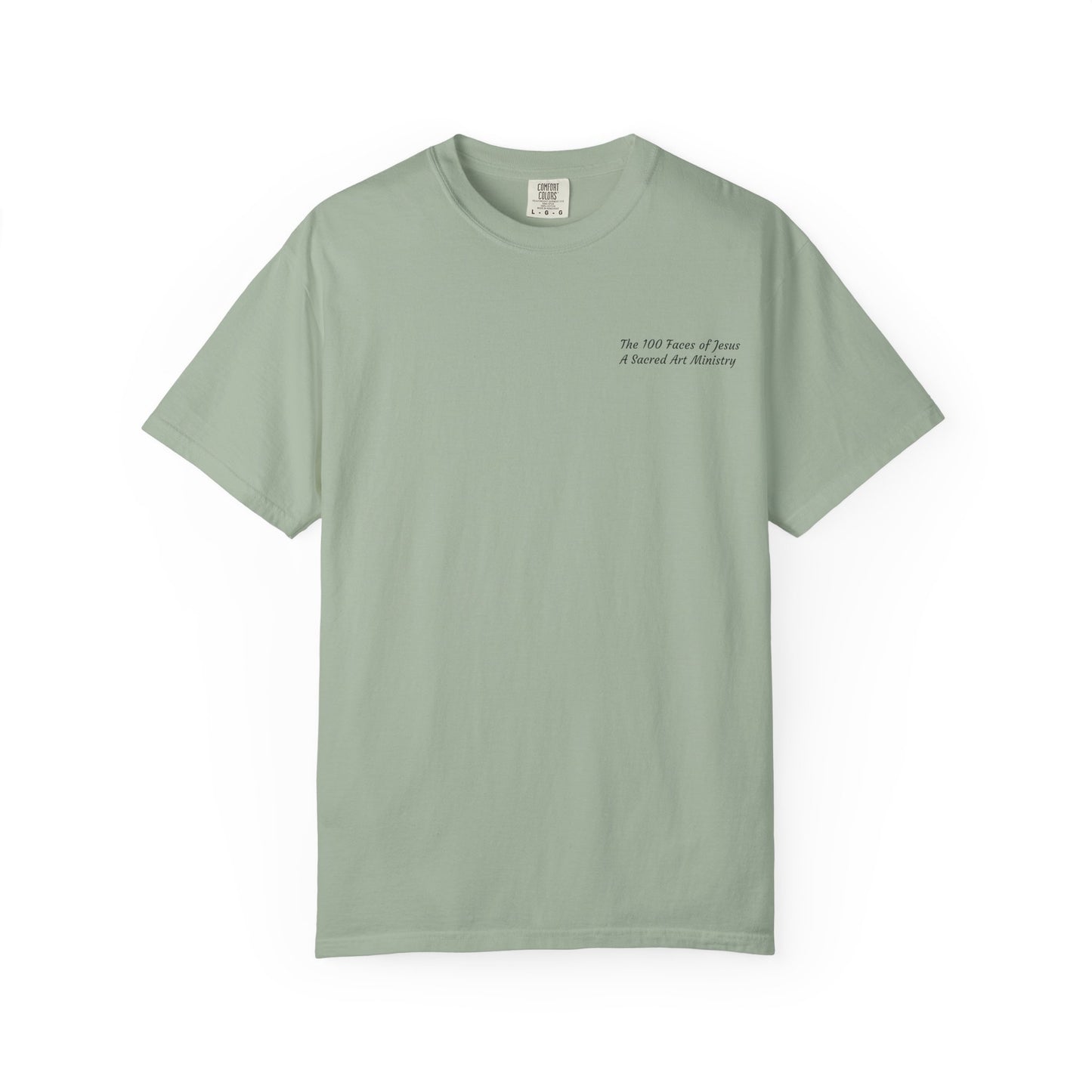 Jesus Prayer T-Shirt — "Silent Echos of Sacrafice: Blood Shed for You" Christian Graphic Tee