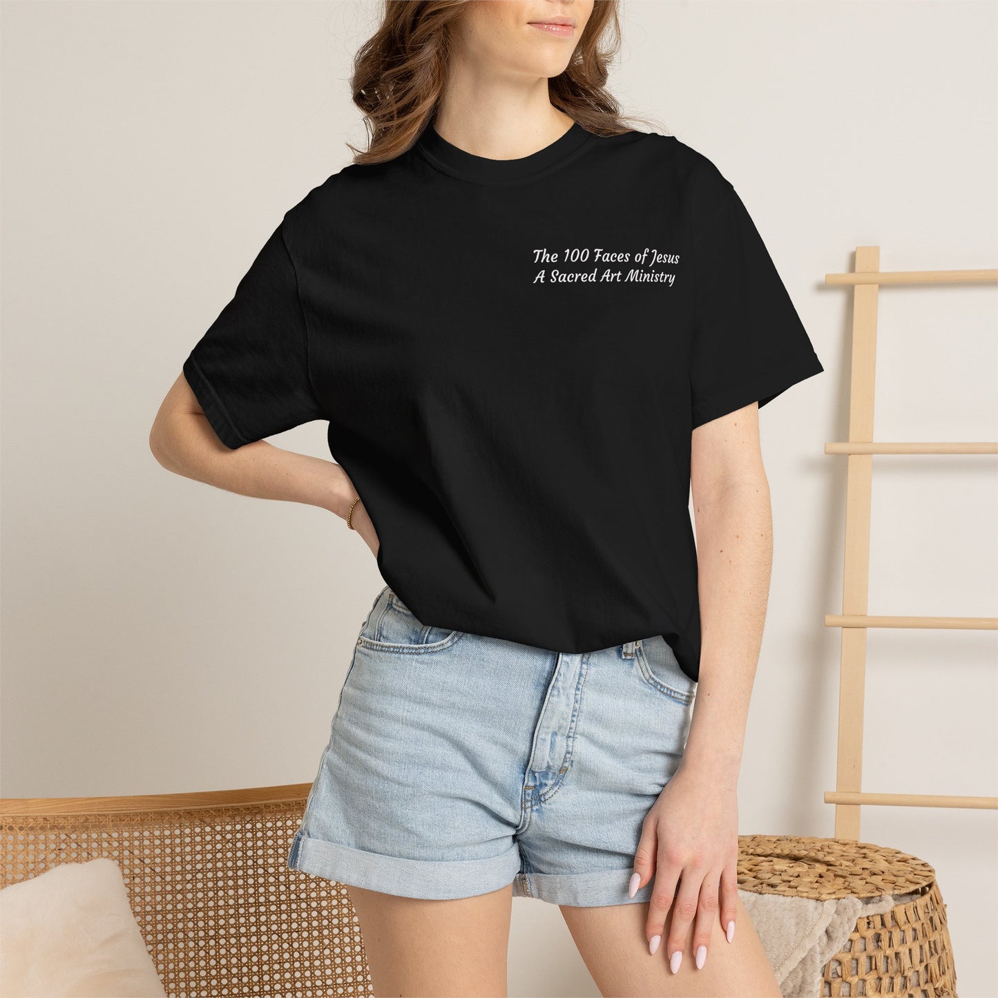 Lamb of God/Who Took Away The Sins of the World T-Shirt — "The 100 Faces of Jesus A Sacred Ode: Healing"