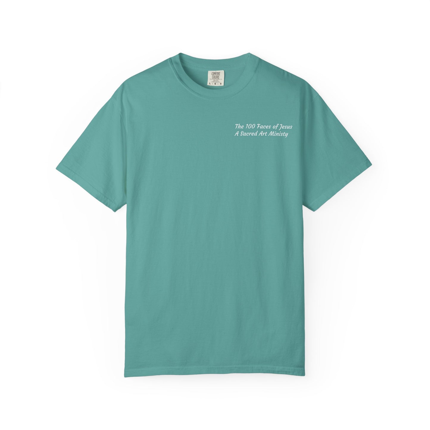 Jesus Portrait T-Shirt — "These Eyes Watch Over Me" Spiritual Graphic Tee
