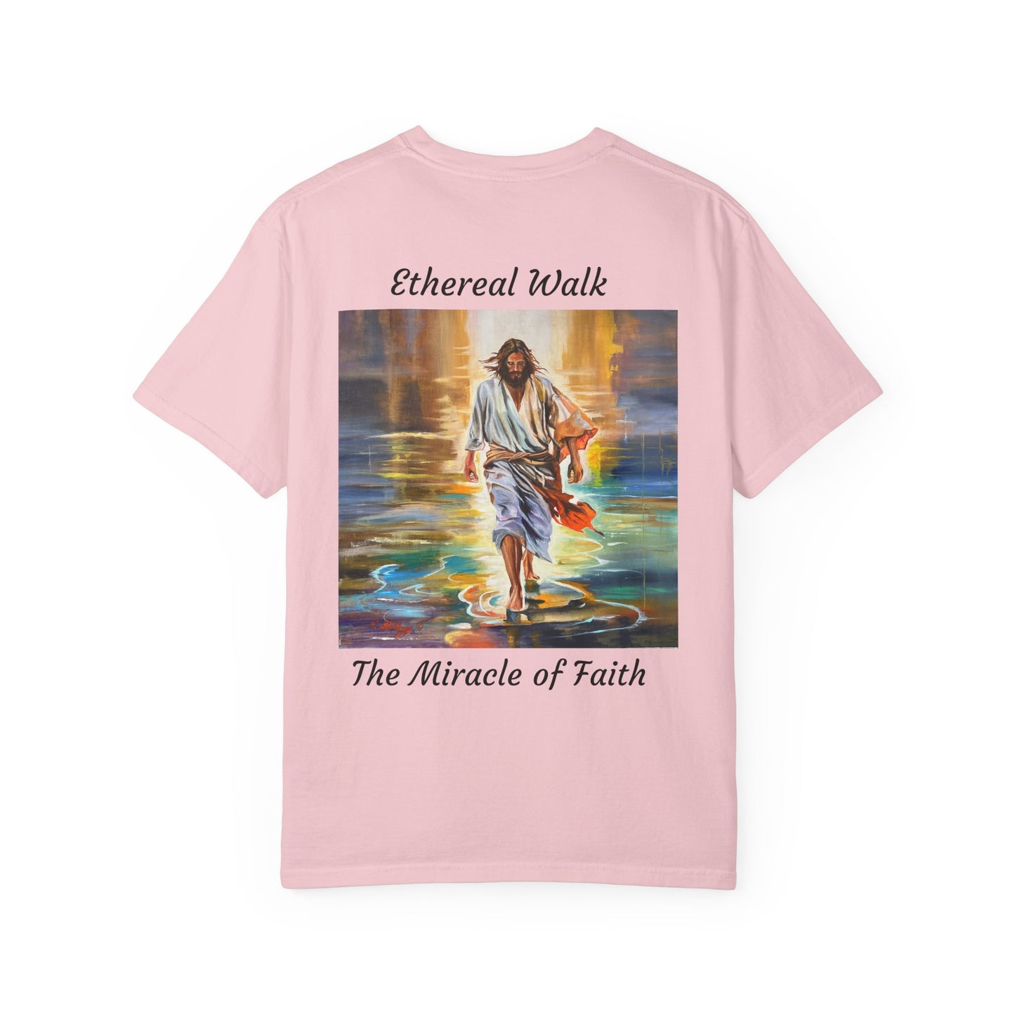 Ethereal Walk/The Miracle of Faith T-Shirt — "The 100 Faces of Jesus A Sacred Ode: Healing"
