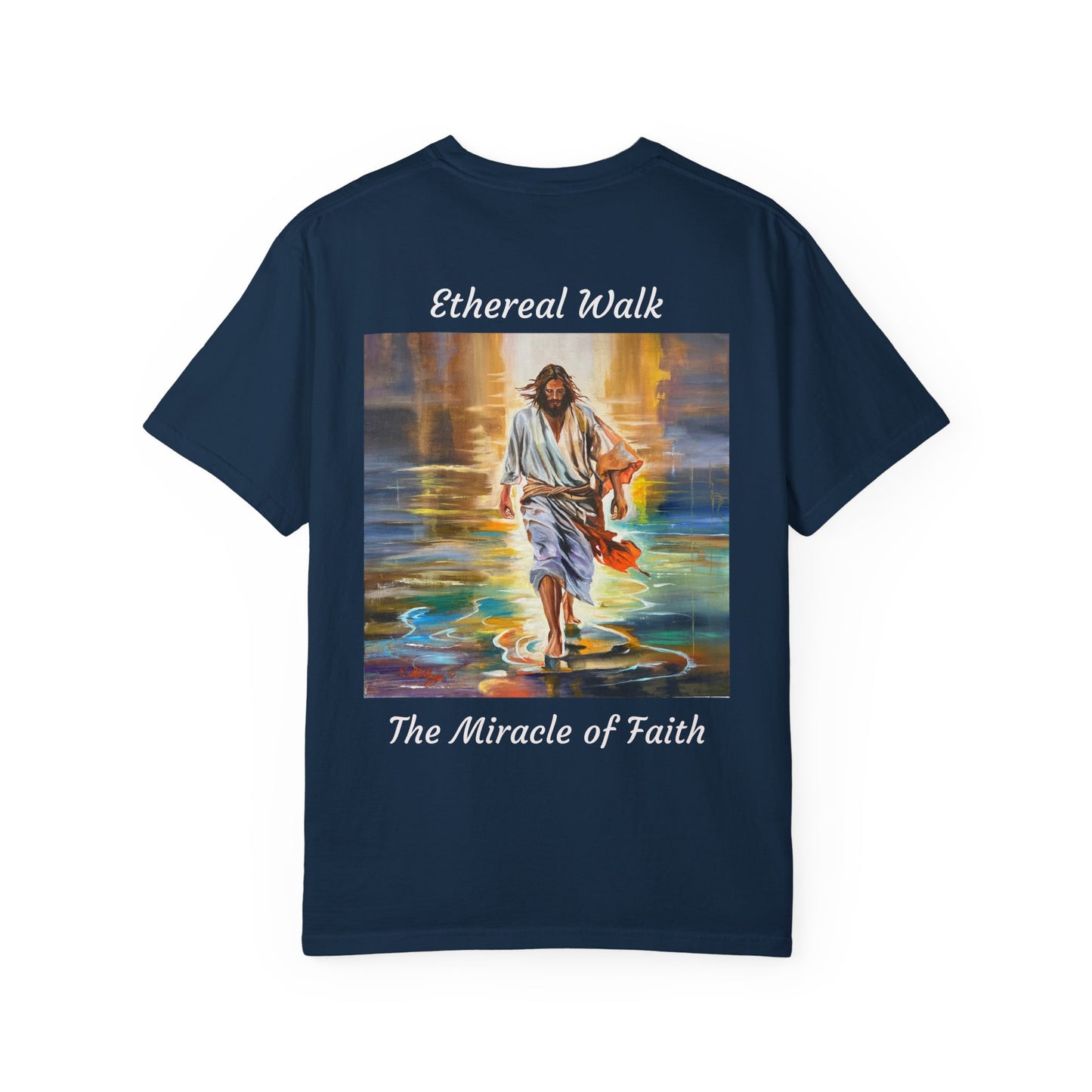 Ethereal Walk/The Miracle of Faith T-Shirt — "The 100 Faces of Jesus A Sacred Ode: Healing"