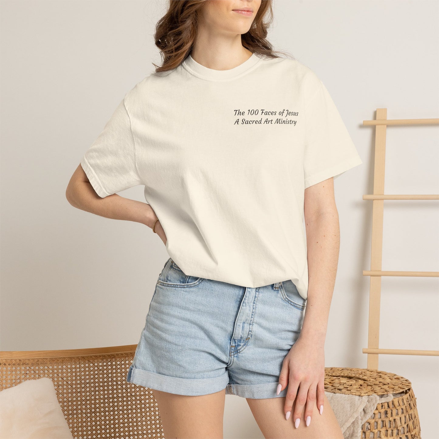 Lamb of God/Who Took Away The Sins of the World T-Shirt — "The 100 Faces of Jesus A Sacred Ode: Healing"