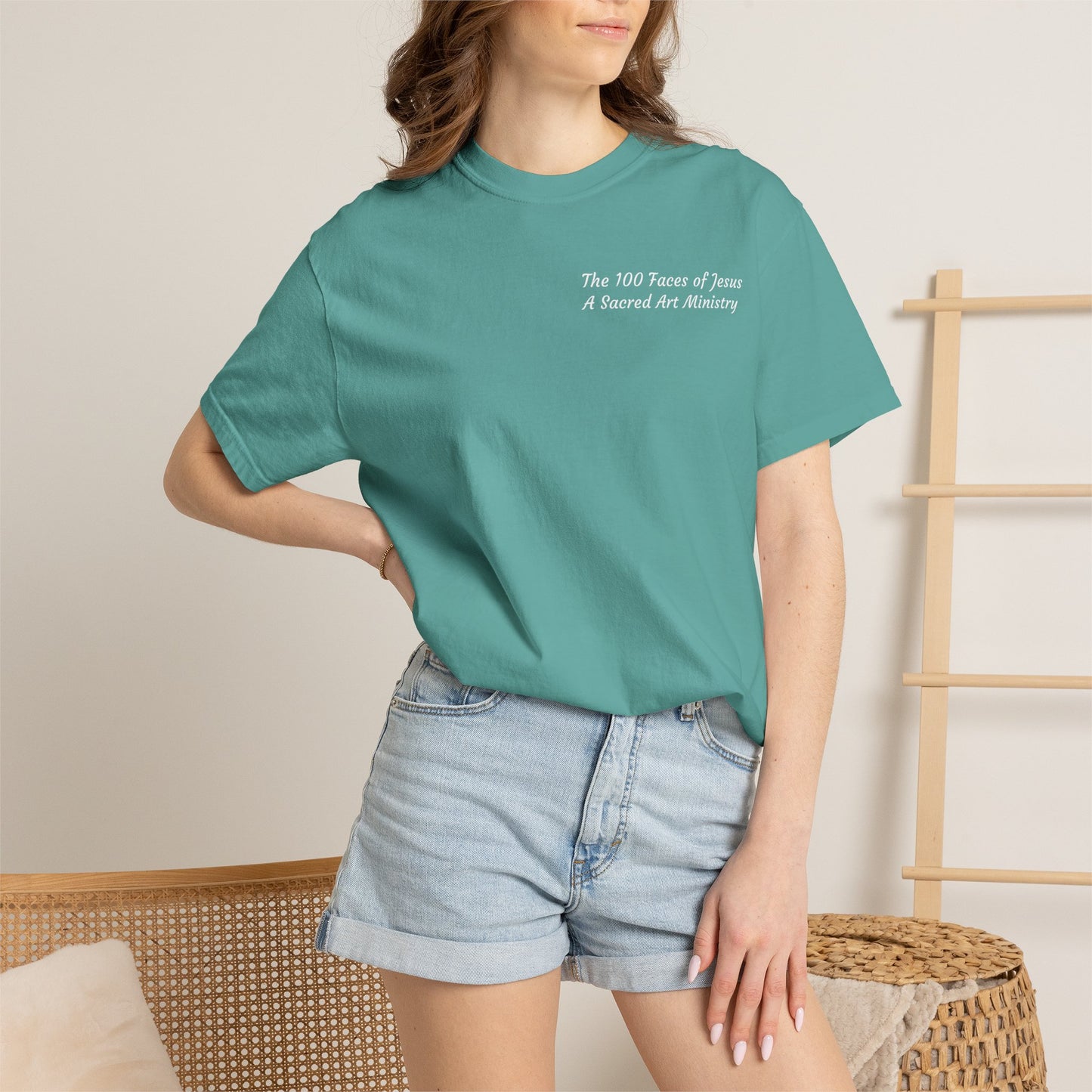 Take My Hand/I Will Comfort You Jesus T-Shirt — "The 100 Faces of Jesus A Sacred Ode: Healing"