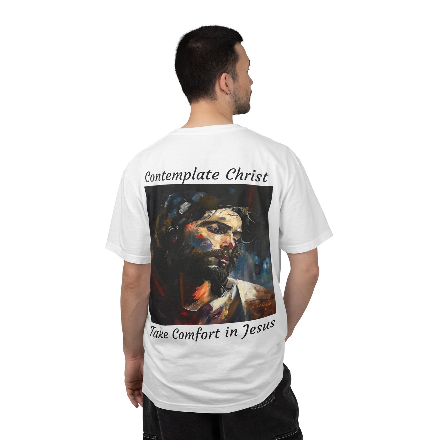 Contemplations of Christ/Take Comfort in Jesus T-Shirt — "The 100 Faces of Jesus A Sacred Ode: Healing"