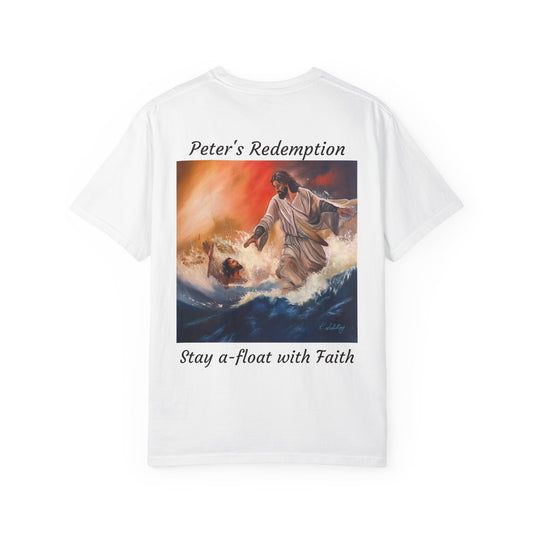 Christian Jesus Walks on Water T-Shirt — "The 100 Faces of Jesus A Sacred Ode: Healing"