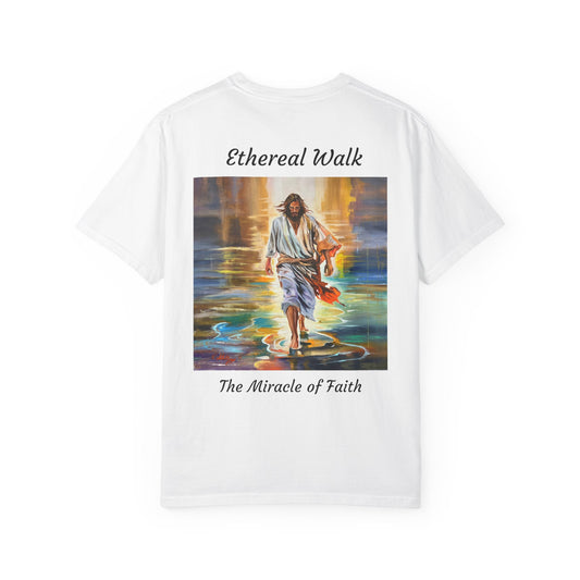 Ethereal Walk/The Miracle of Faith T-Shirt — "The 100 Faces of Jesus A Sacred Ode: Healing"
