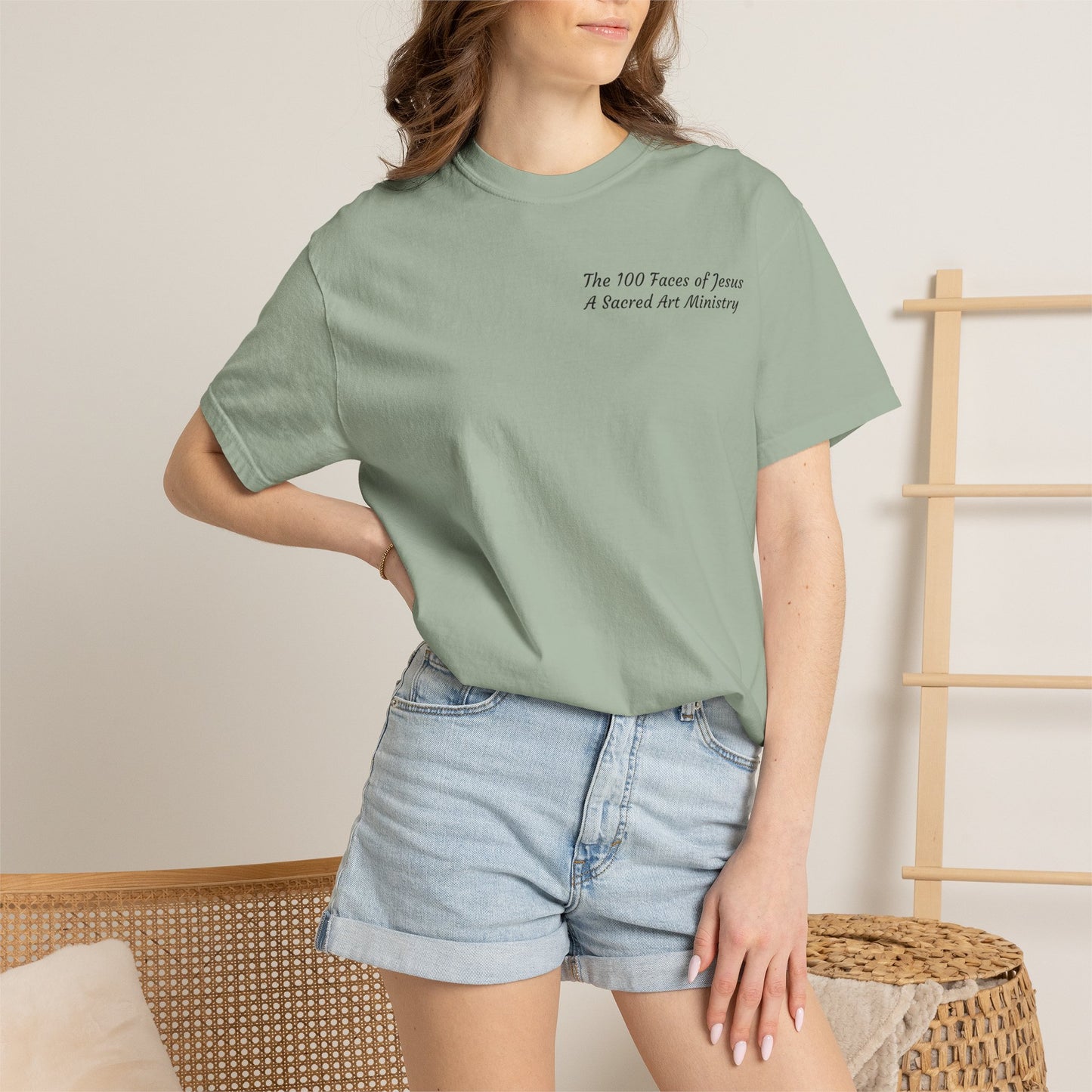 Lamb of God/Who Took Away The Sins of the World T-Shirt — "The 100 Faces of Jesus A Sacred Ode: Healing"