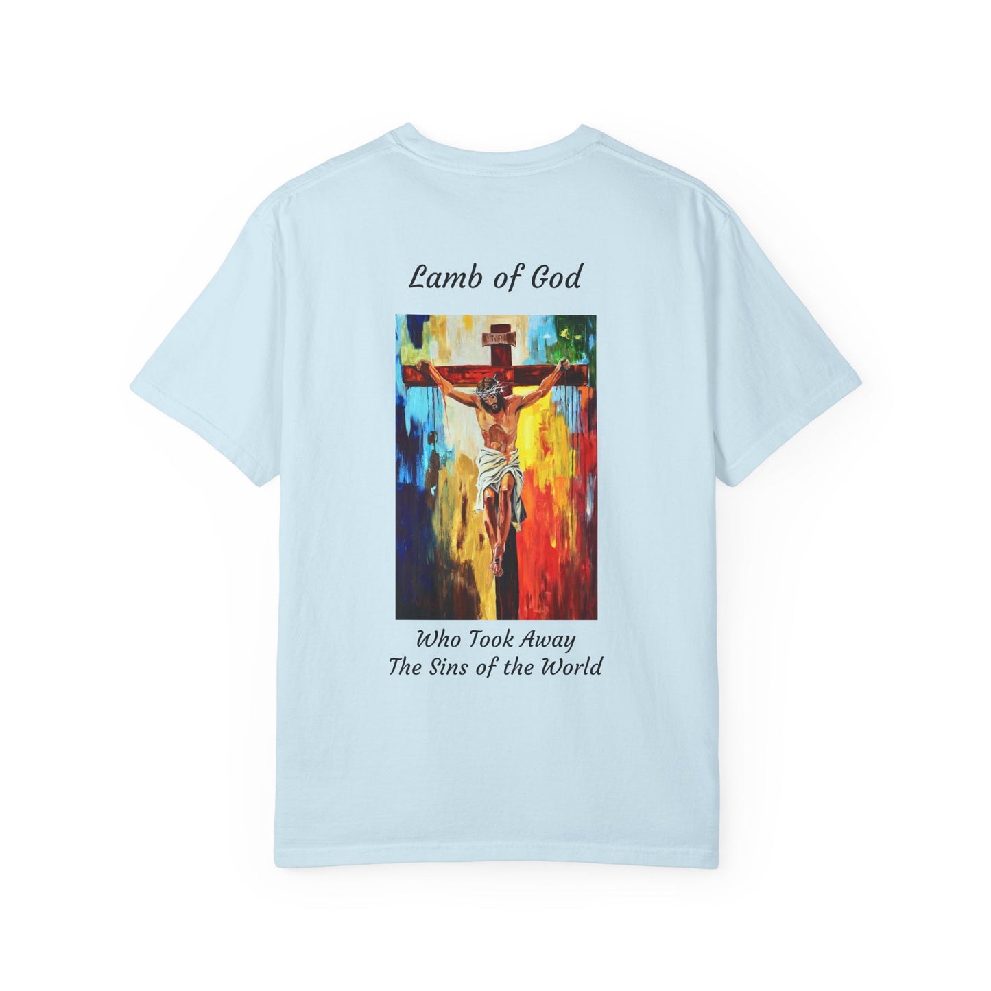 Lamb of God/Who Took Away The Sins of the World T-Shirt — "The 100 Faces of Jesus A Sacred Ode: Healing"