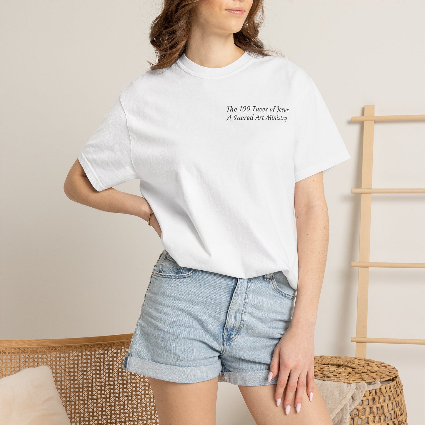 Contemplations of Christ/Take Comfort in Jesus T-Shirt — "The 100 Faces of Jesus A Sacred Ode: Healing"