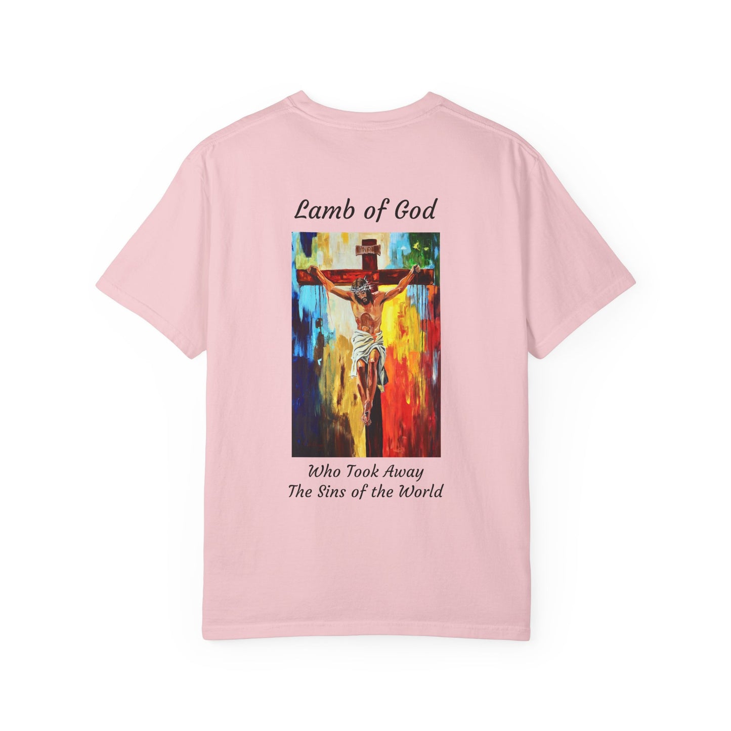Lamb of God/Who Took Away The Sins of the World T-Shirt — "The 100 Faces of Jesus A Sacred Ode: Healing"