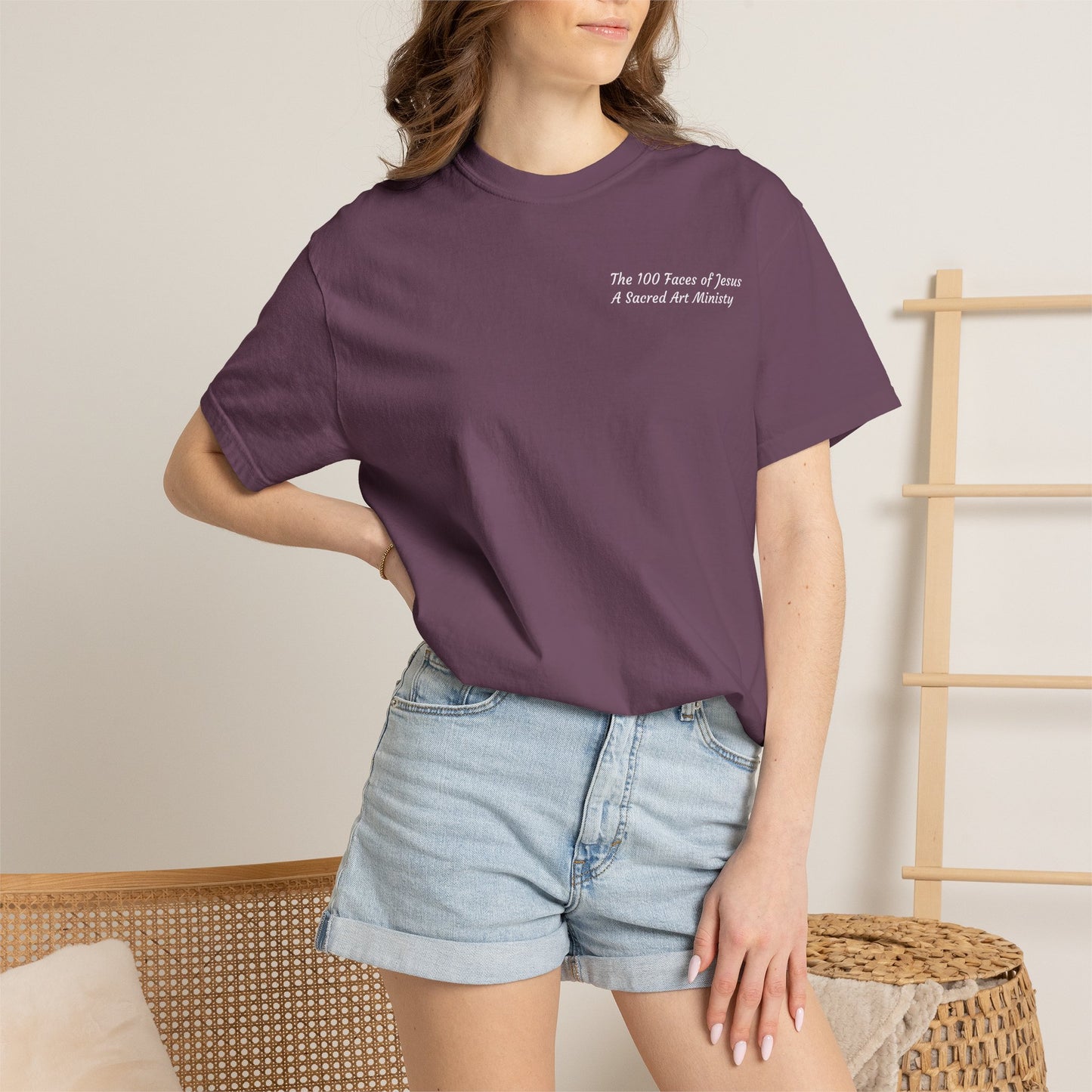 Jesus Portrait T-Shirt — "These Eyes Watch Over Me" Spiritual Graphic Tee
