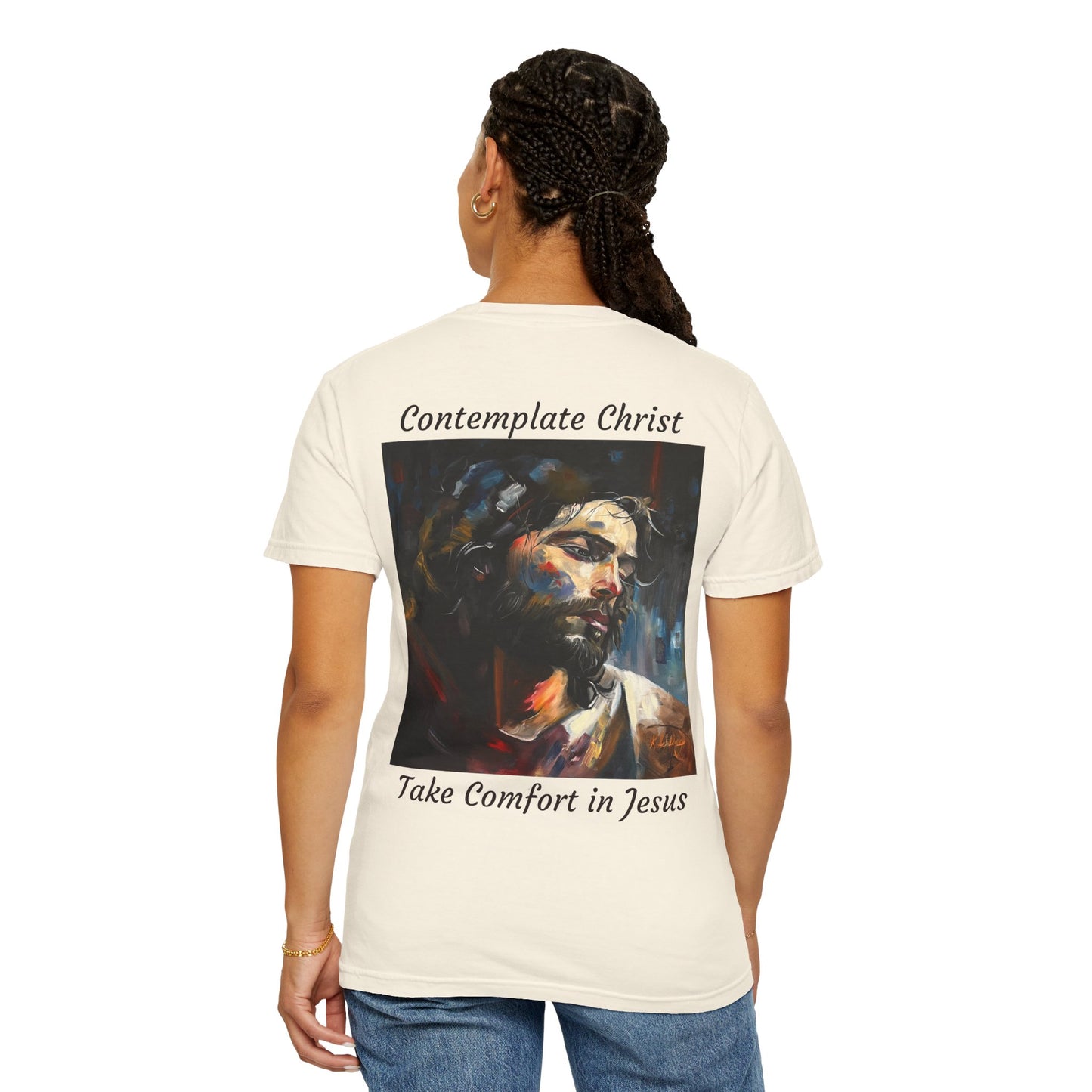 Contemplations of Christ/Take Comfort in Jesus T-Shirt — "The 100 Faces of Jesus A Sacred Ode: Healing"