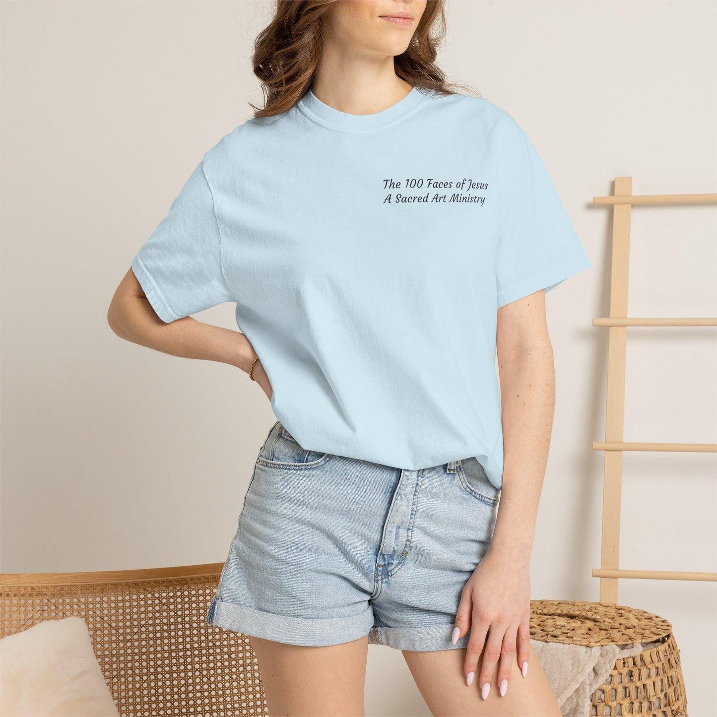 Lamb of God/Who Took Away The Sins of the World T-Shirt — "The 100 Faces of Jesus A Sacred Ode: Healing"