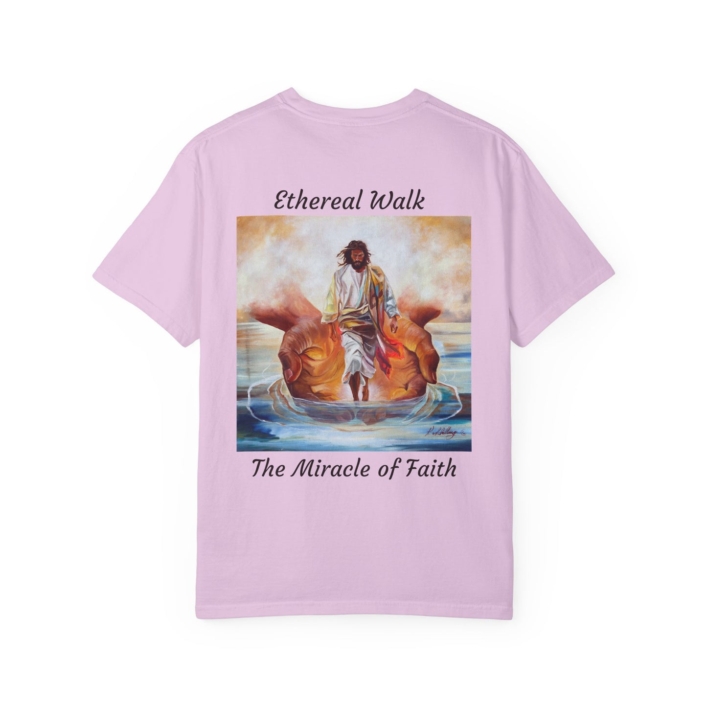 Ethereal Walk/The Miracle of Faith T-Shirt — "The 100 Faces of Jesus A Sacred Ode: Healing"