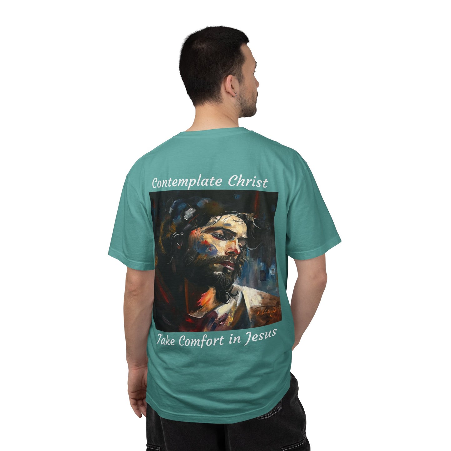 Contemplations of Christ/Take Comfort in Jesus T-Shirt — "The 100 Faces of Jesus A Sacred Ode: Healing"