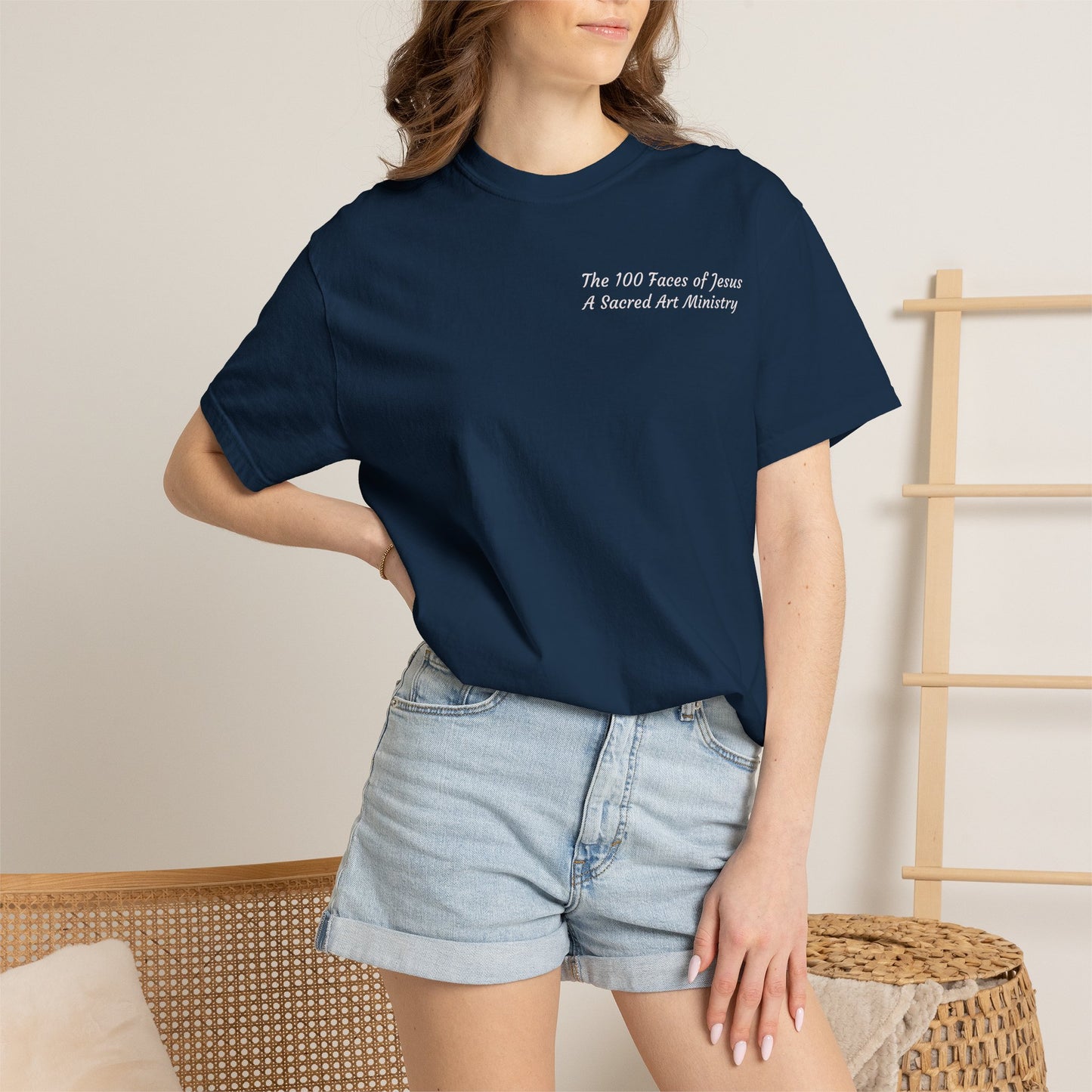 Lamb of God/Who Took Away The Sins of the World T-Shirt — "The 100 Faces of Jesus A Sacred Ode: Healing"