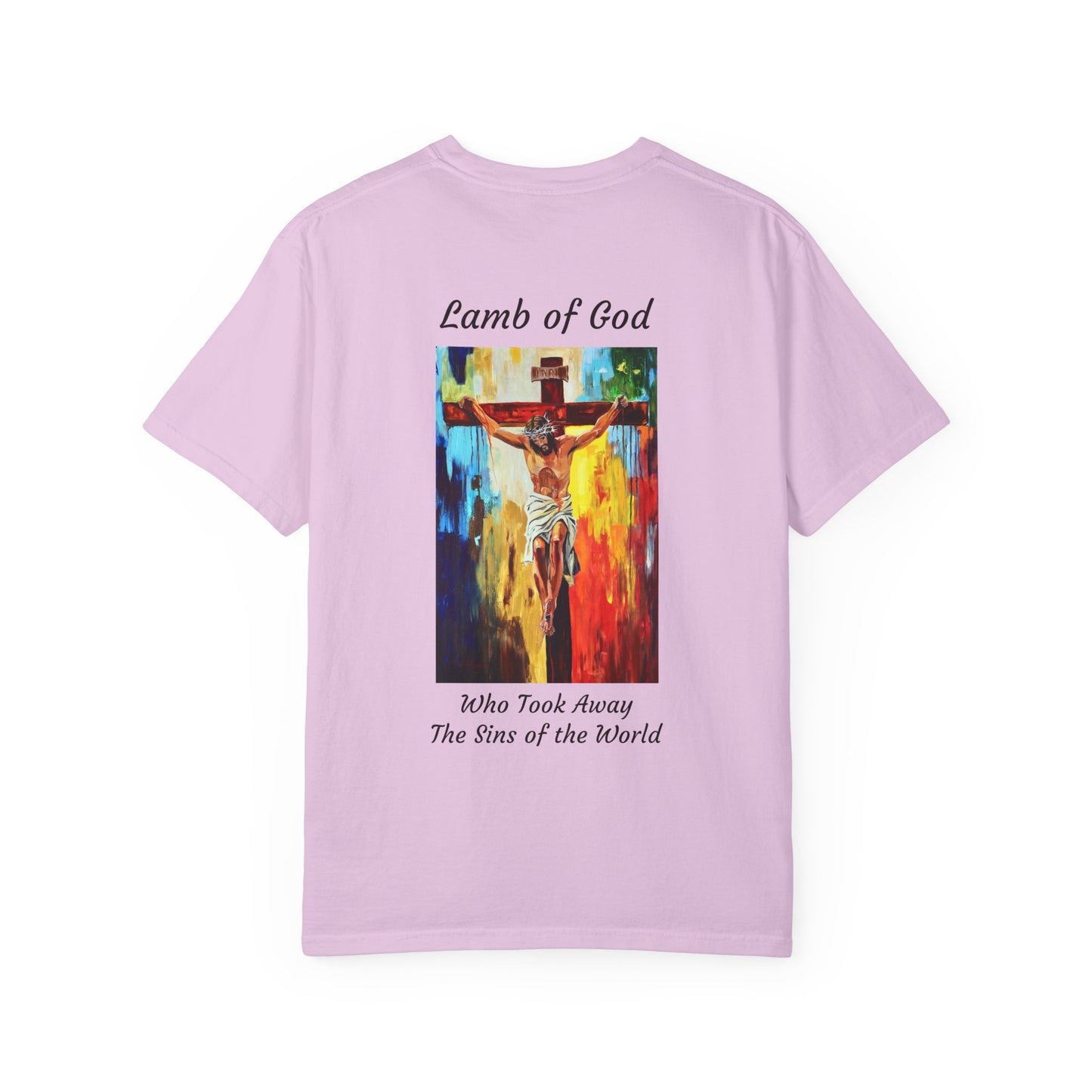 Lamb of God/Who Took Away The Sins of the World T-Shirt — "The 100 Faces of Jesus A Sacred Ode: Healing"