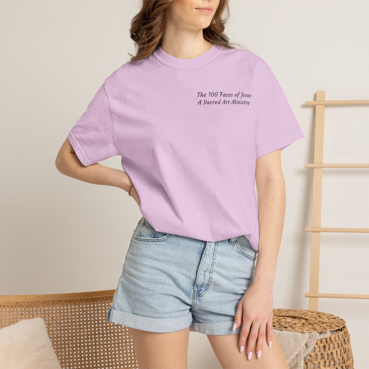 Take My Hand/I Will Comfort You Jesus T-Shirt — "The 100 Faces of Jesus A Sacred Ode: Healing"
