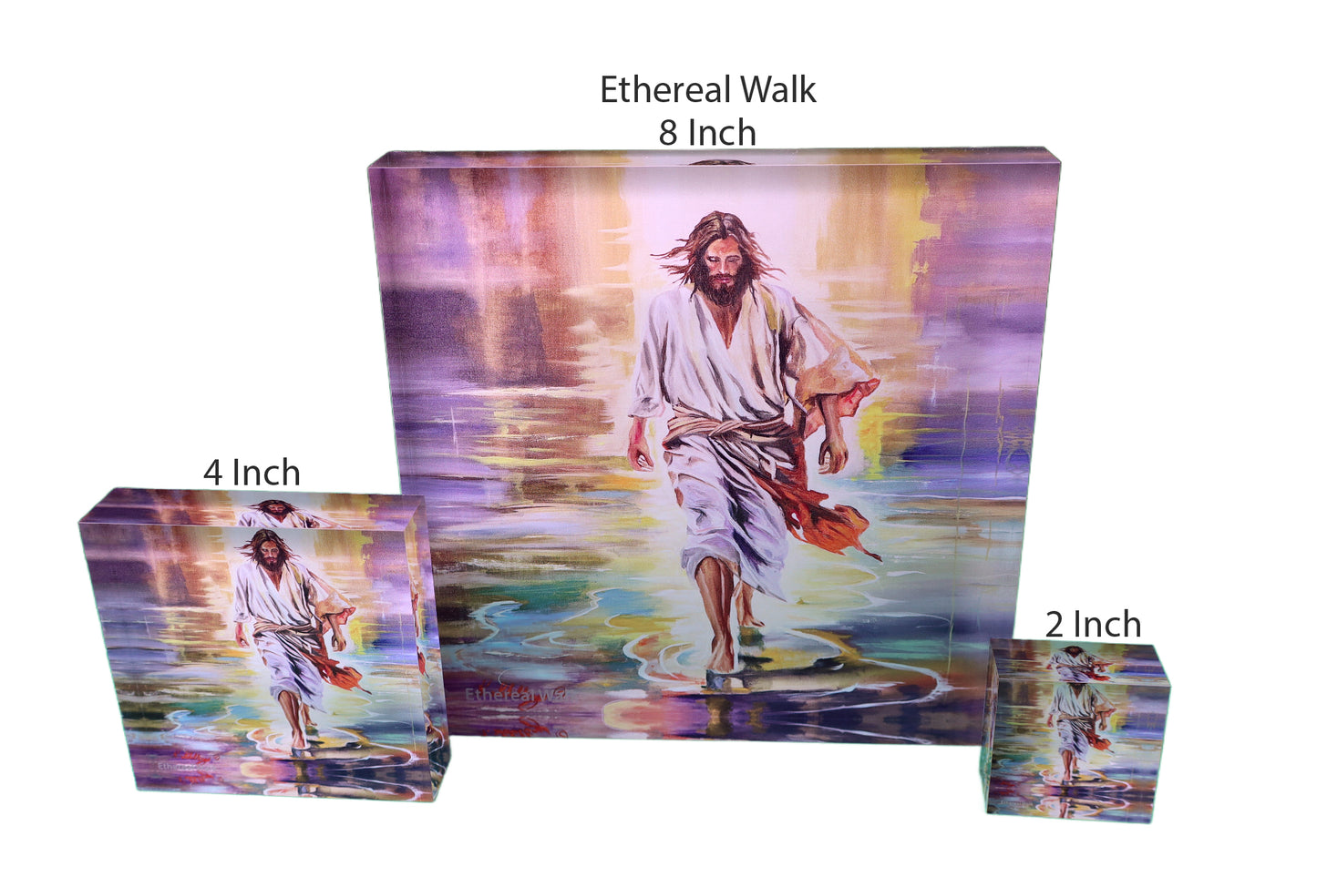 Ethereal Walk, Acrylic Blocks