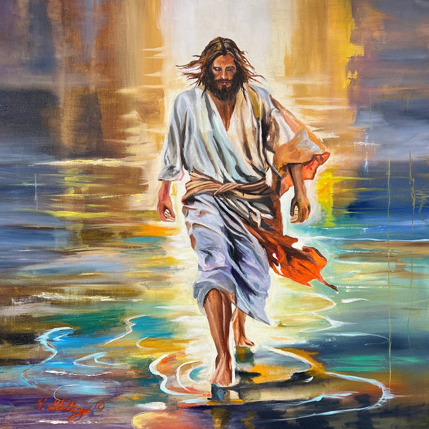 Ethereal Walk, Acrylic Blocks