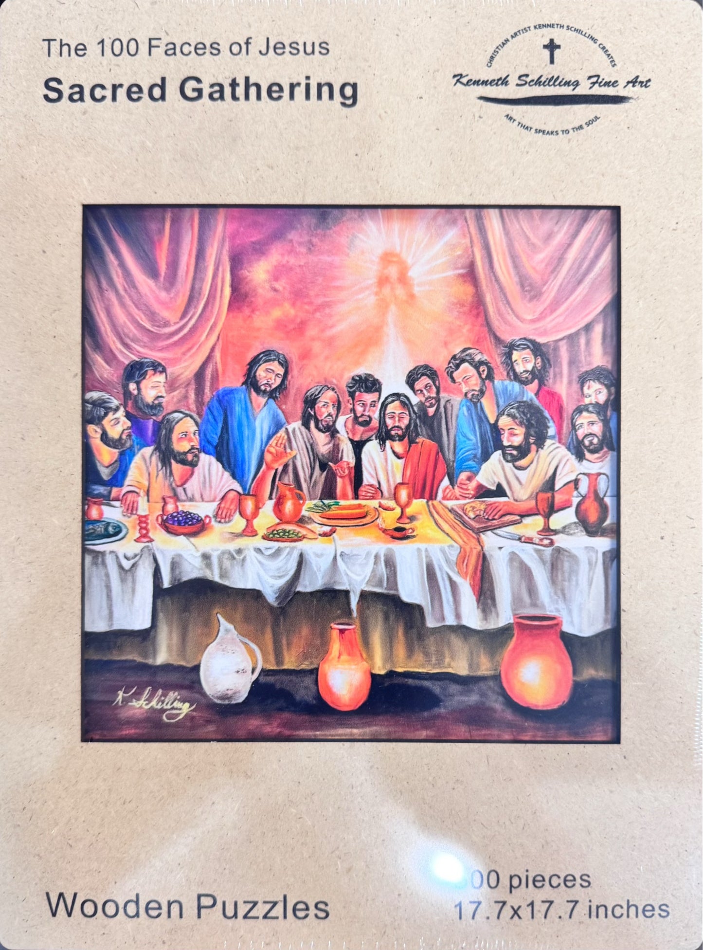 Sacred Gathering, P008 High Strategy Wooden Puzzle