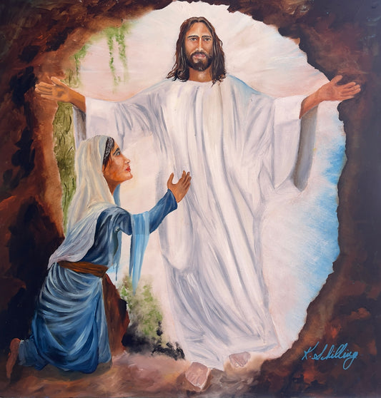 He Has Risen: Pearlescent Print