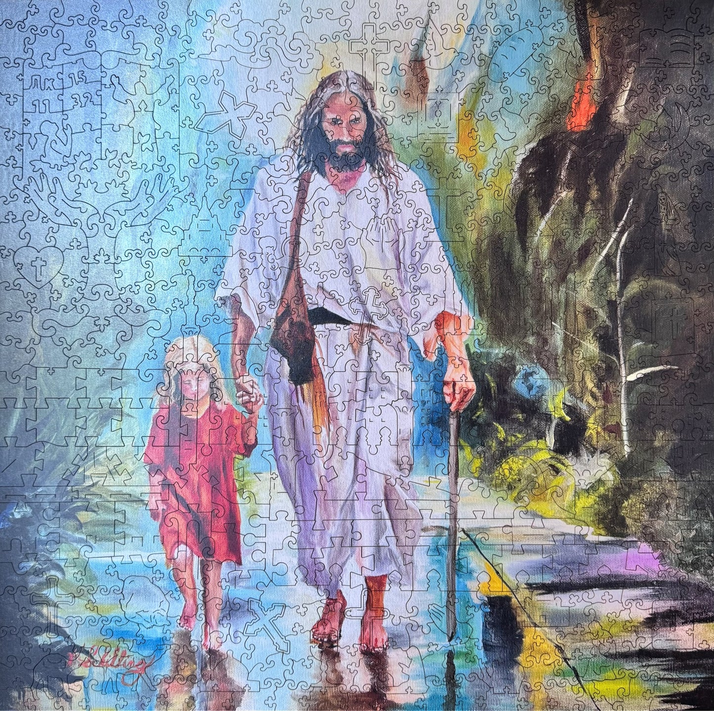 Walk with Me, P006 High Strategy Wooden Puzzle