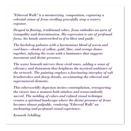 Ethereal Walk, Greeting Card