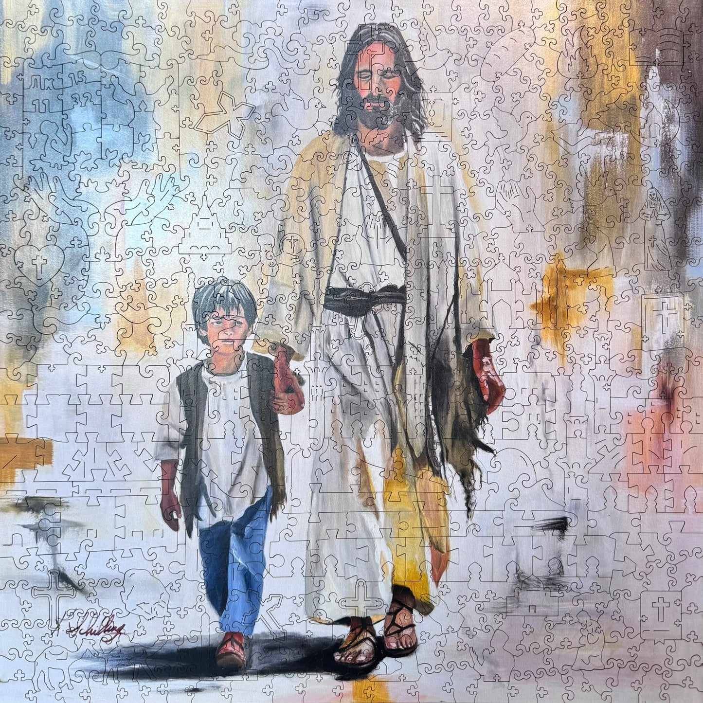 Walking with the Shepherd, P004 High Strategy Wooden Puzzle