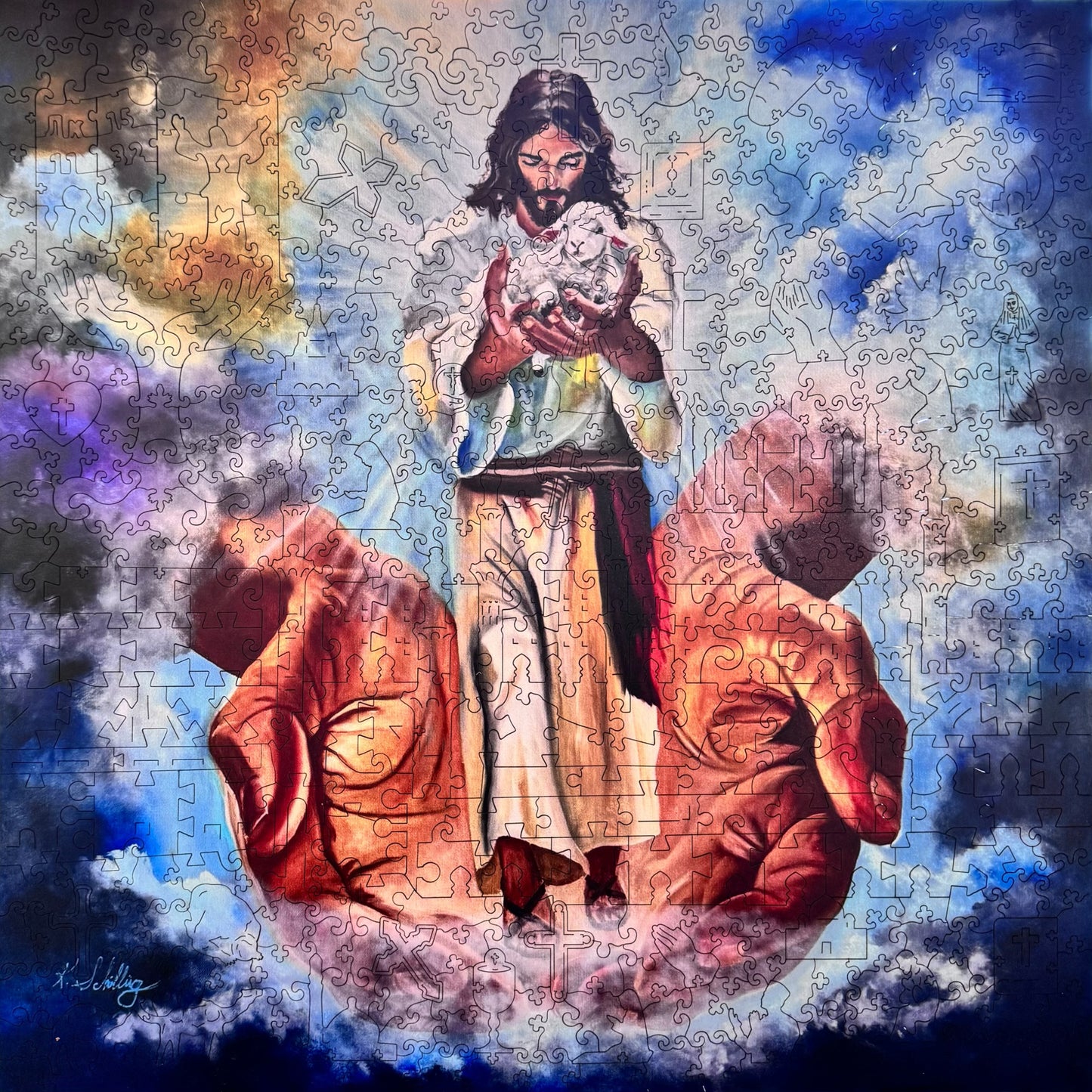Luminous Cradle of Faith, P003 High Strategy Wooden Puzzle