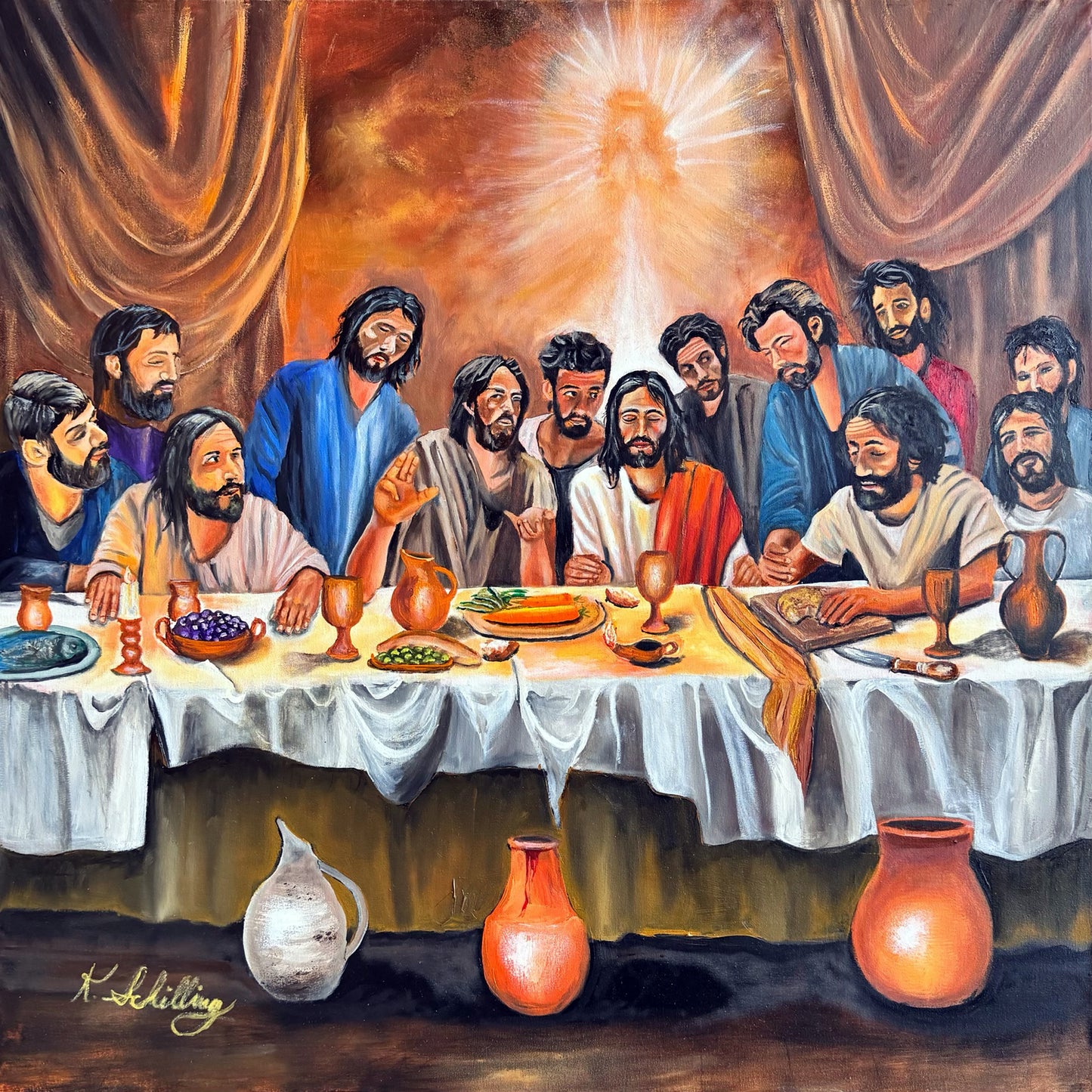 Sacred Gathering, Acrylic Blocks