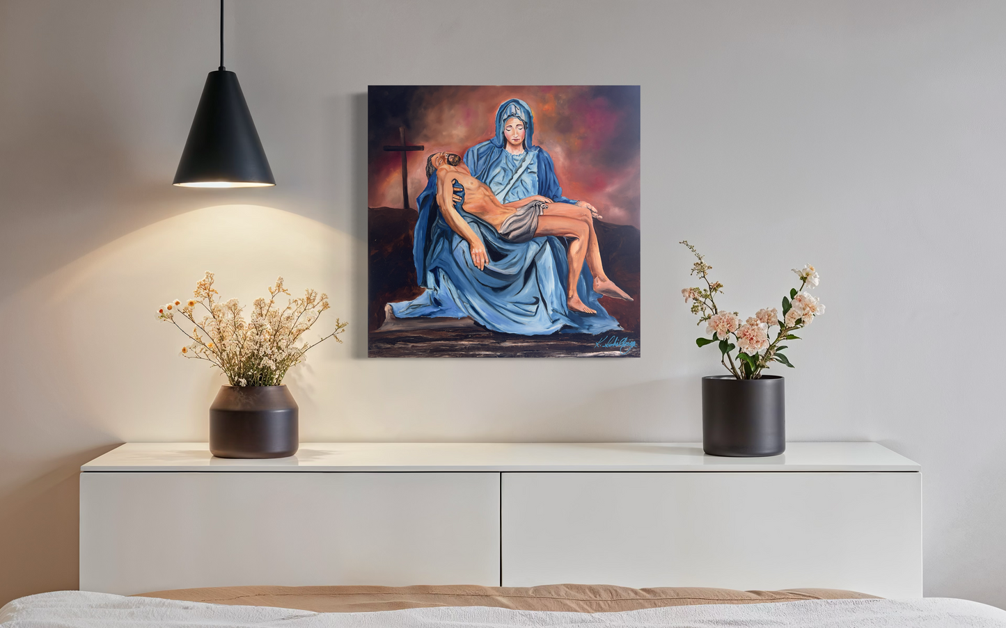 Modern Pieta: A Mother's Grief