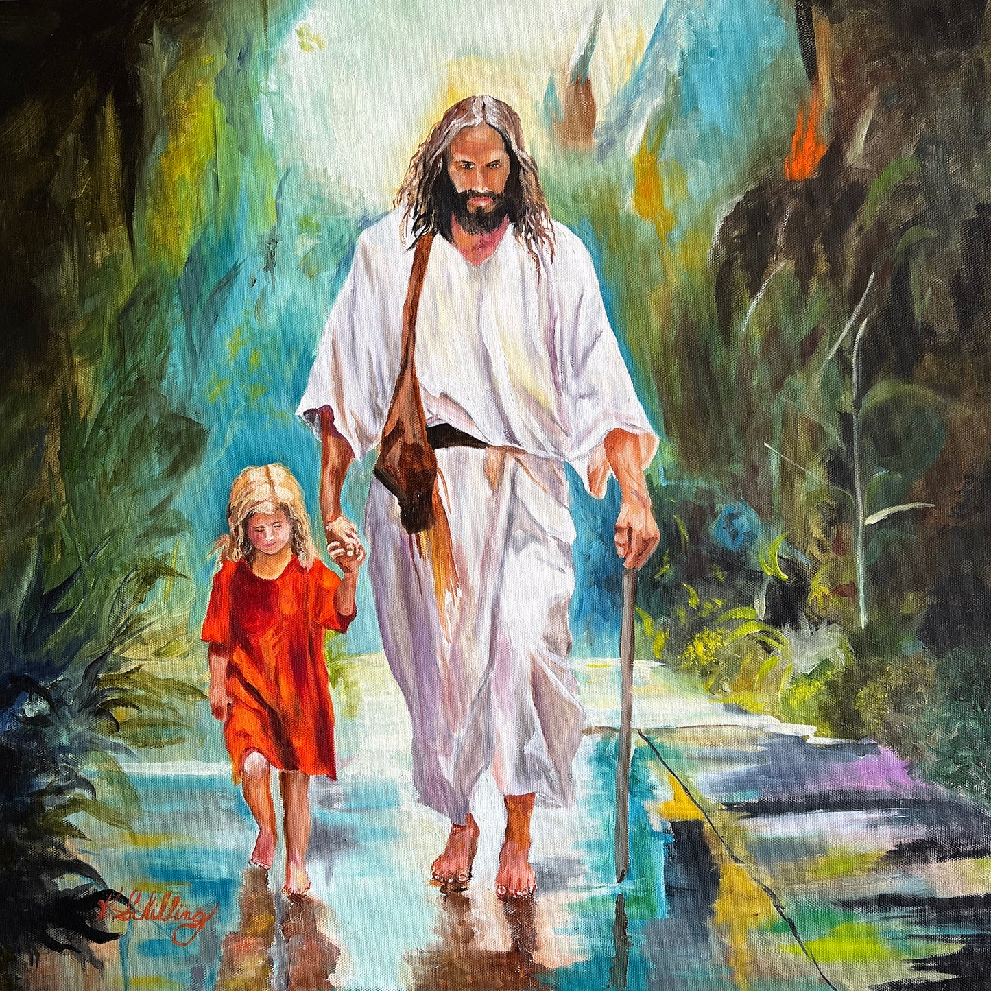 Walk With Me, Acrylic Blocks