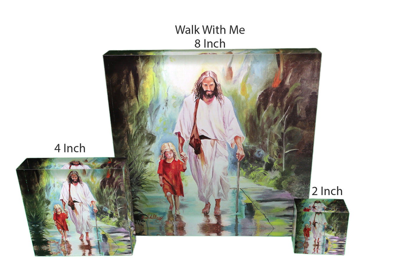 Walk With Me, Acrylic Blocks