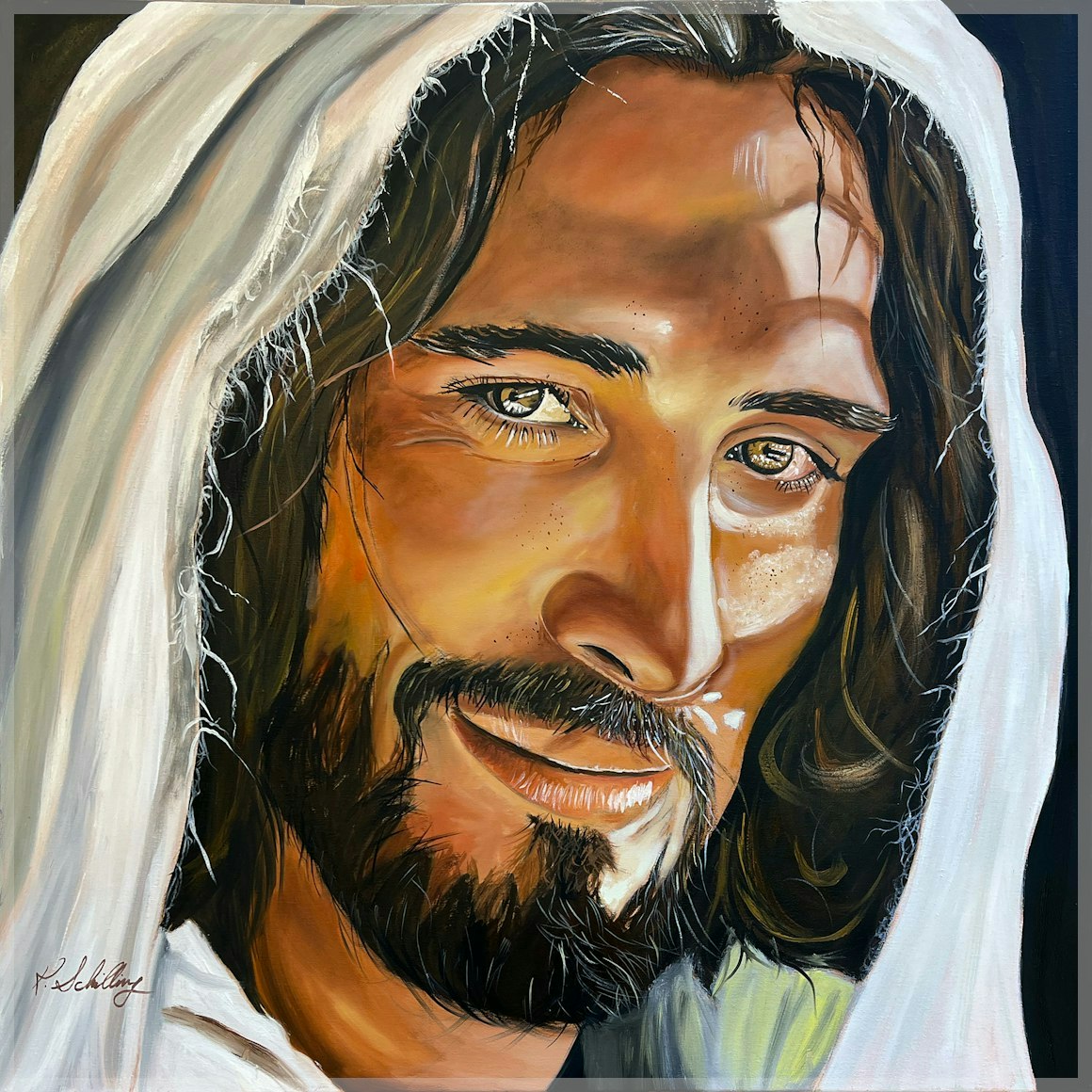 Whispers of Quiet Grace: Pearlescent Print